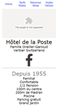 Mobile Screenshot of hotelposteverbier.ch